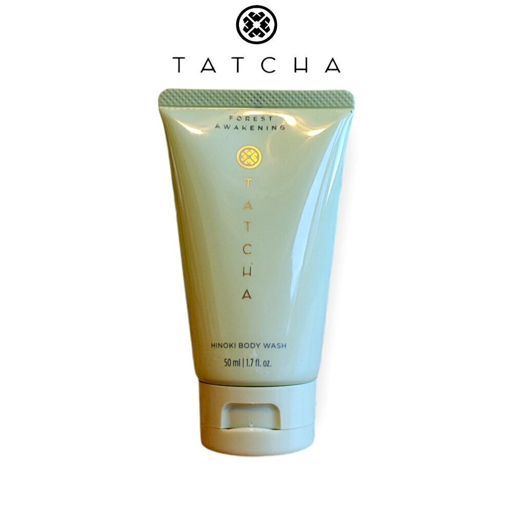 Tatcha Hinoki Exfoliating Body Wash 50mL Japanese Spa Citrus Glow New Sealed NWT